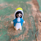 Miniature Jesus and Mary Figurines