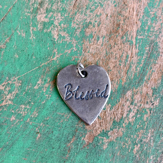 Sterling Silver Blessed Heart