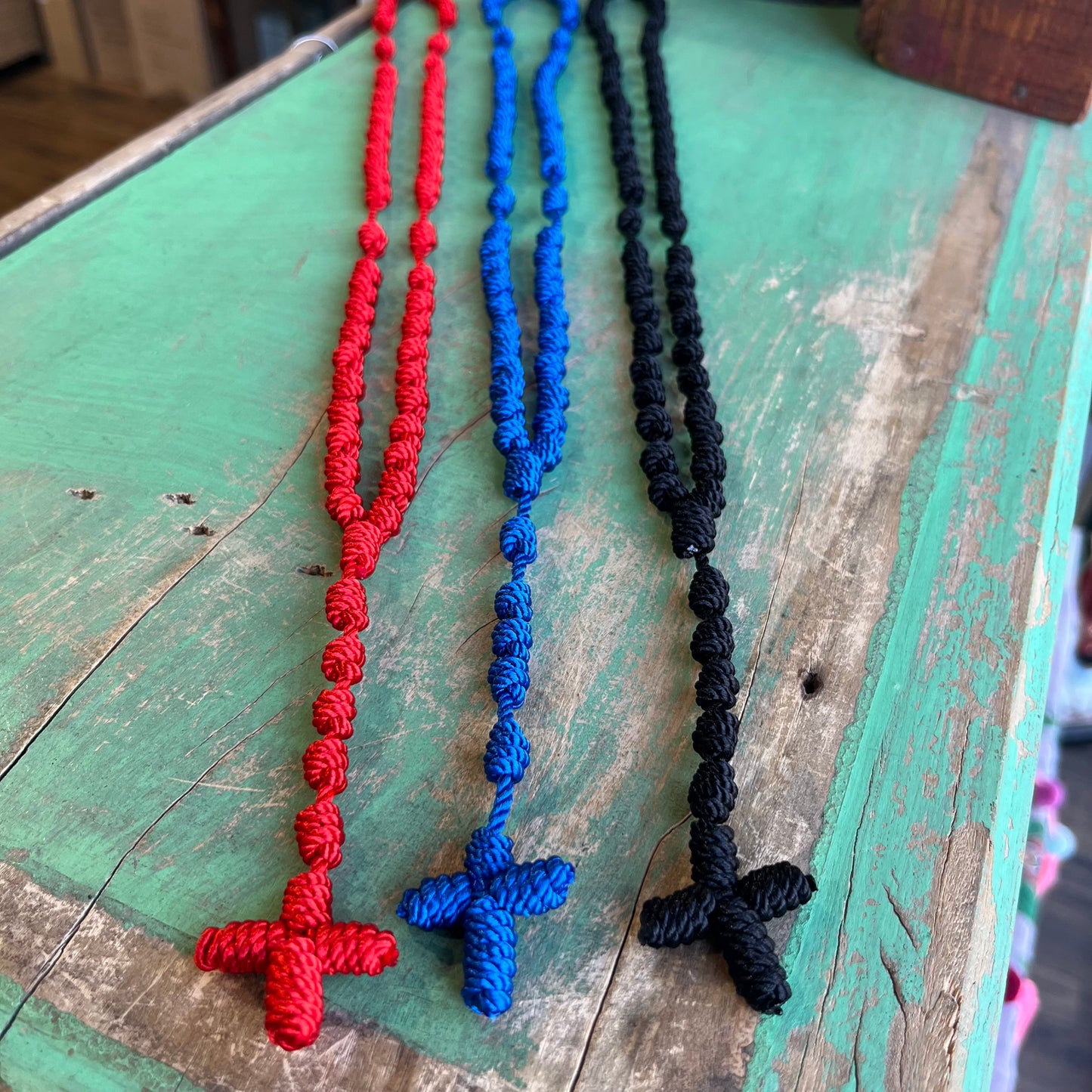 Knotted Cord Rosaries