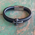 Stainless Steel Bold Cross Bracelet