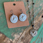 Round Rays Beaded Necklace or Earrings