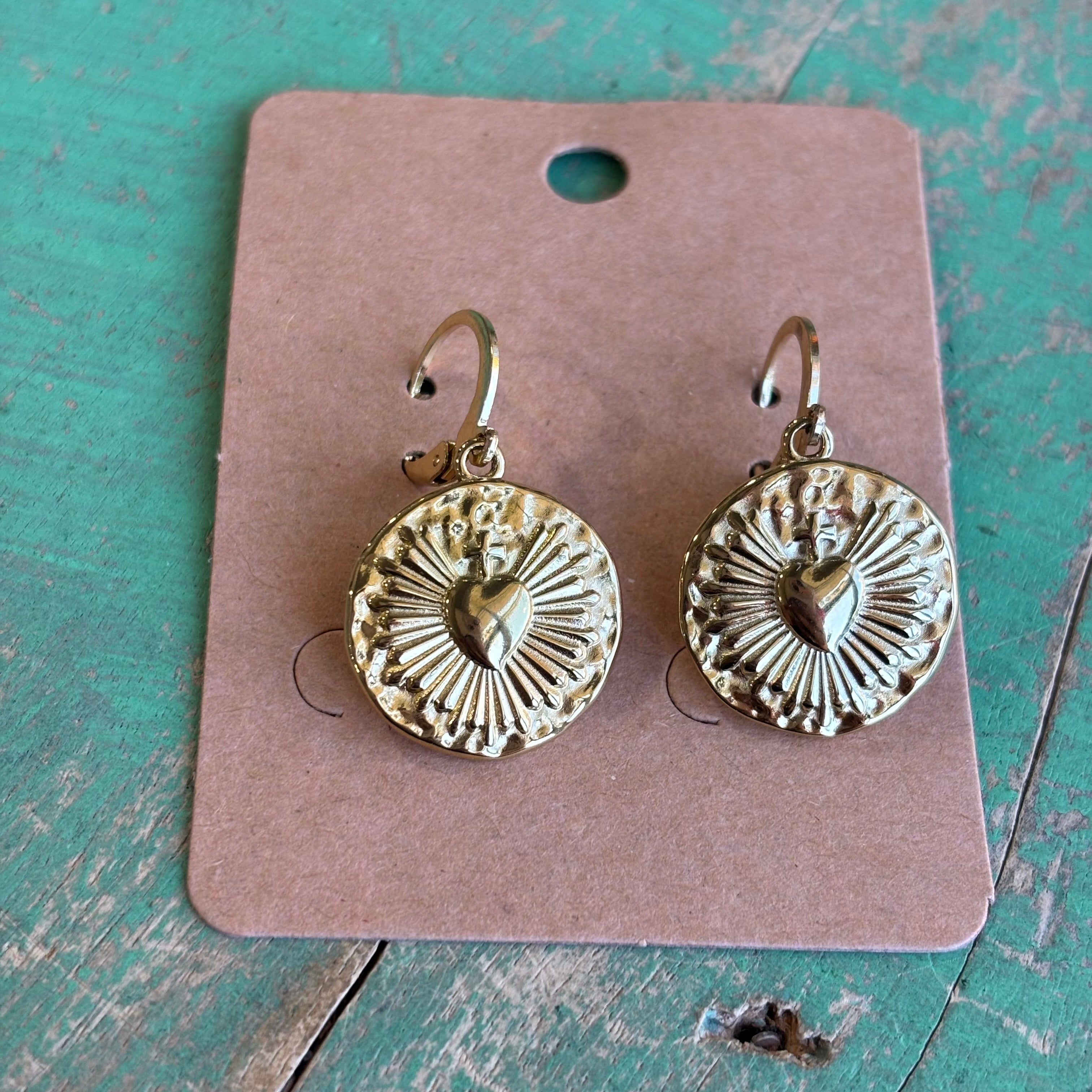 Round Rays Beaded Necklace or Earrings