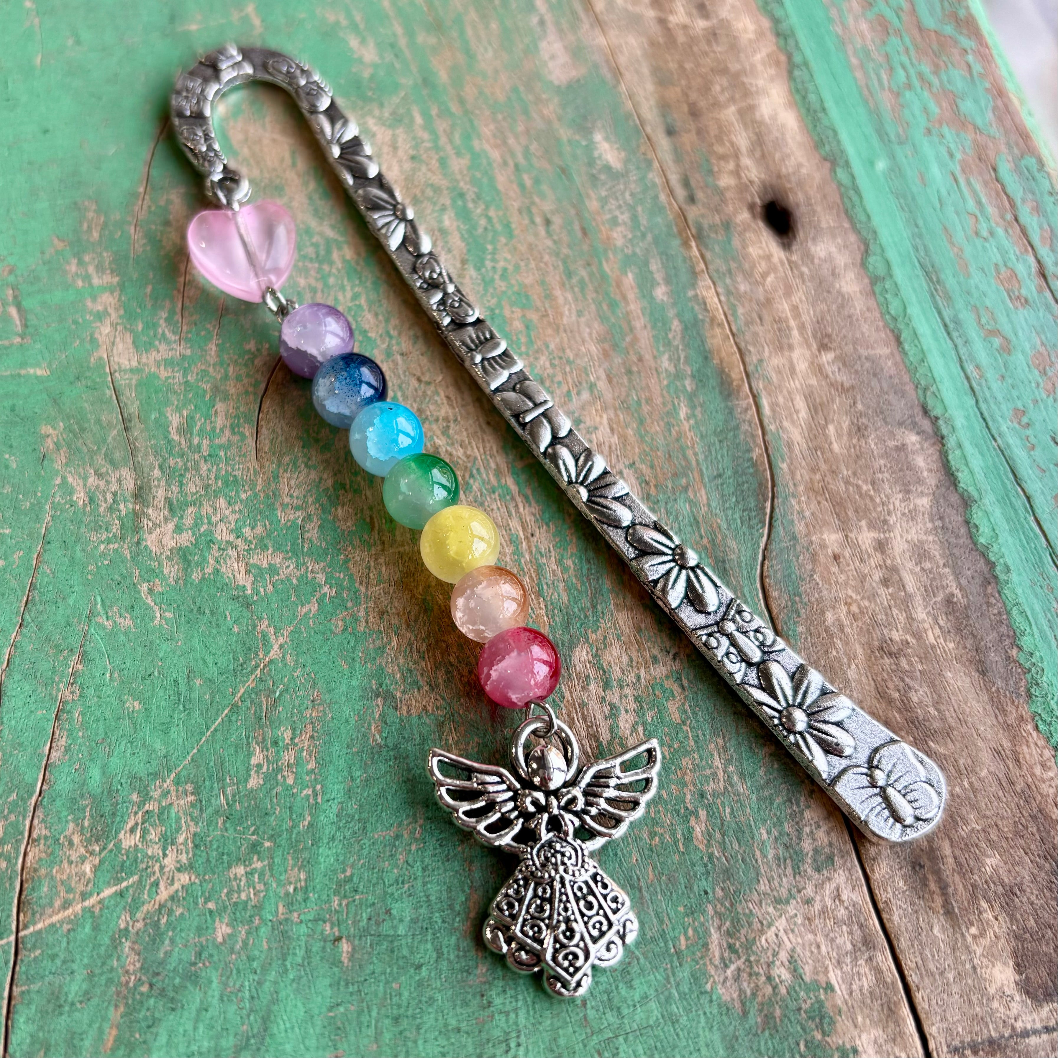 Lovely Angel Multicolor Bookmark