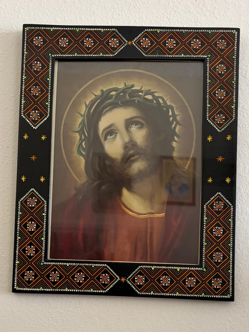 Tramp Art with Religious Images