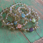 Crystal Mosaic Bracelet or Earrings