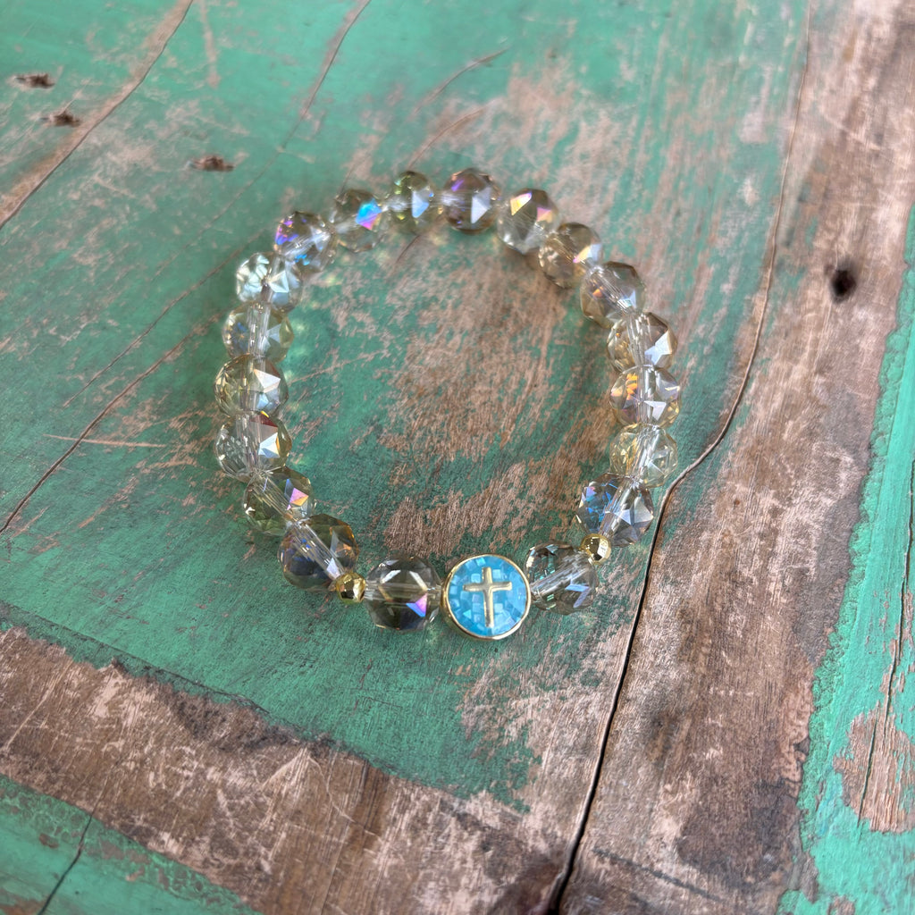 Crystal Mosaic Bracelet or Earrings