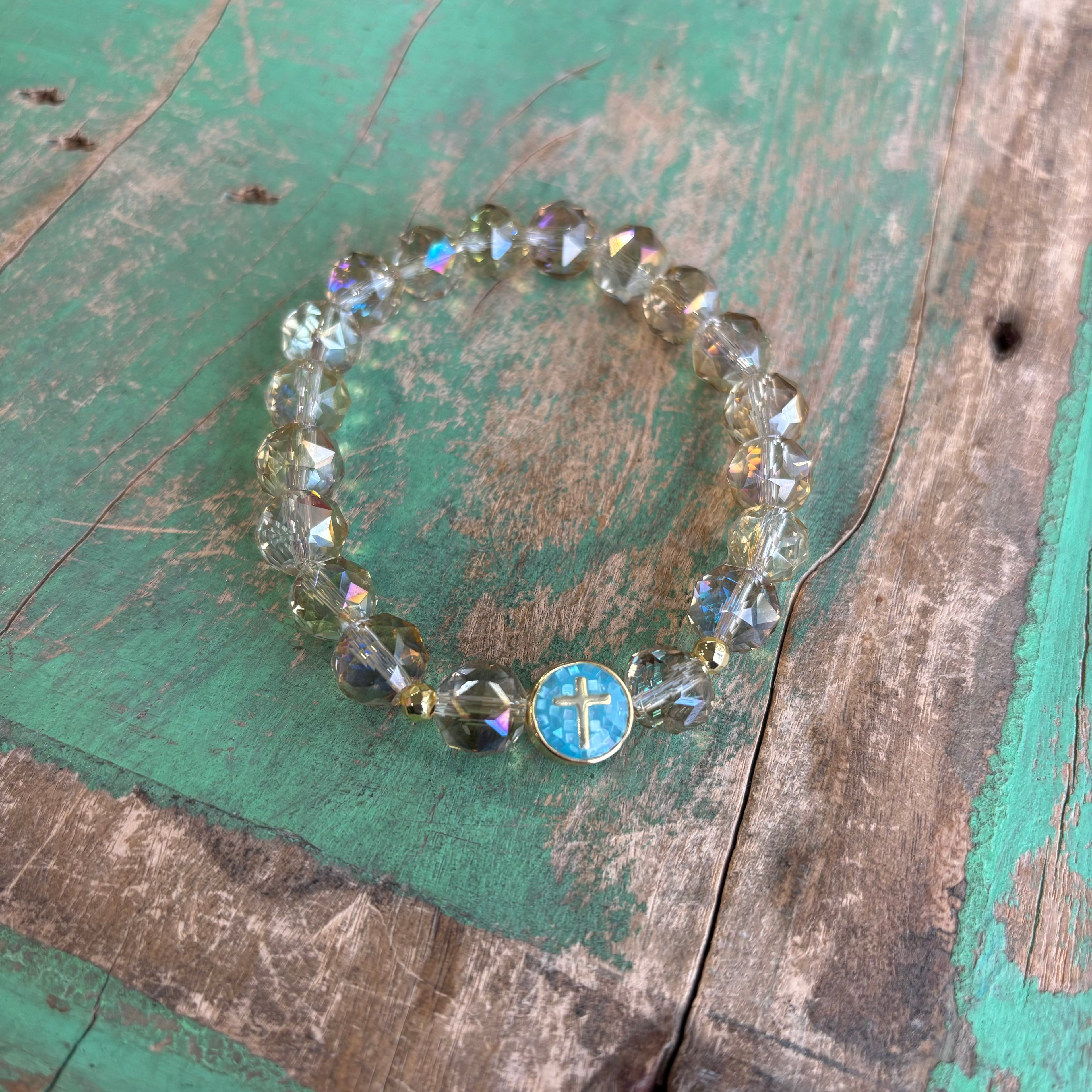 Crystal Mosaic Bracelet or Earrings