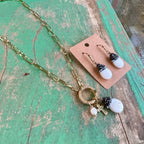 Elizabeth Paperclip Drop Necklace