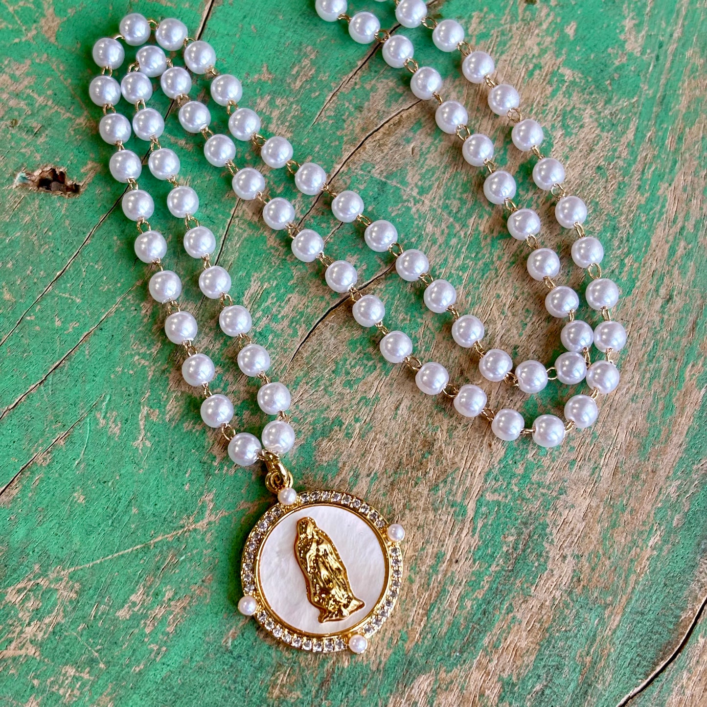 Mini Pearl OLG Necklace