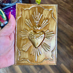 Rectangular Sacred Heart Ornament