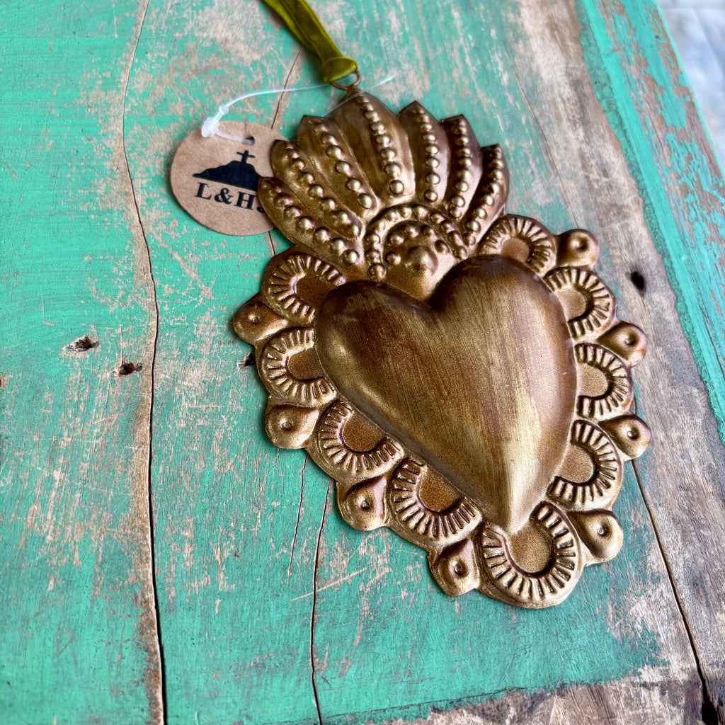 Fancy Sacred Heart Ornament