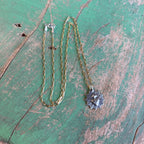Sterling Silver Two Tone Paperclip Faith Necklaces