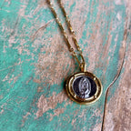 Two Tone OLG Bone Chain Necklace