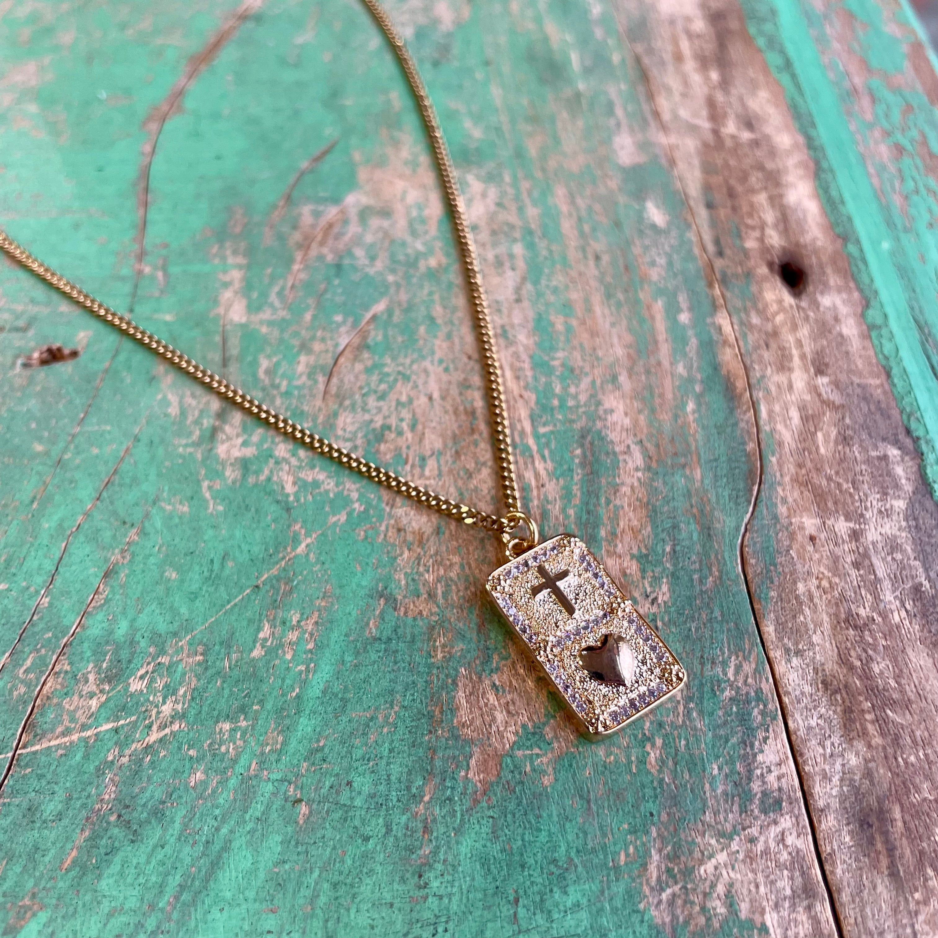 Love and Honor Jesus Chain Necklace