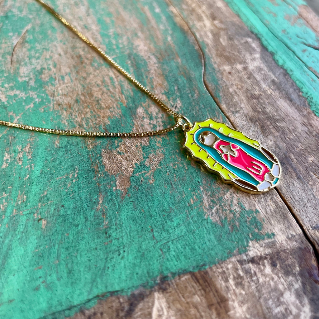 Enamel OLG Adjustable Necklace or Earrings