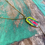 Enamel OLG Adjustable Necklace or Earrings