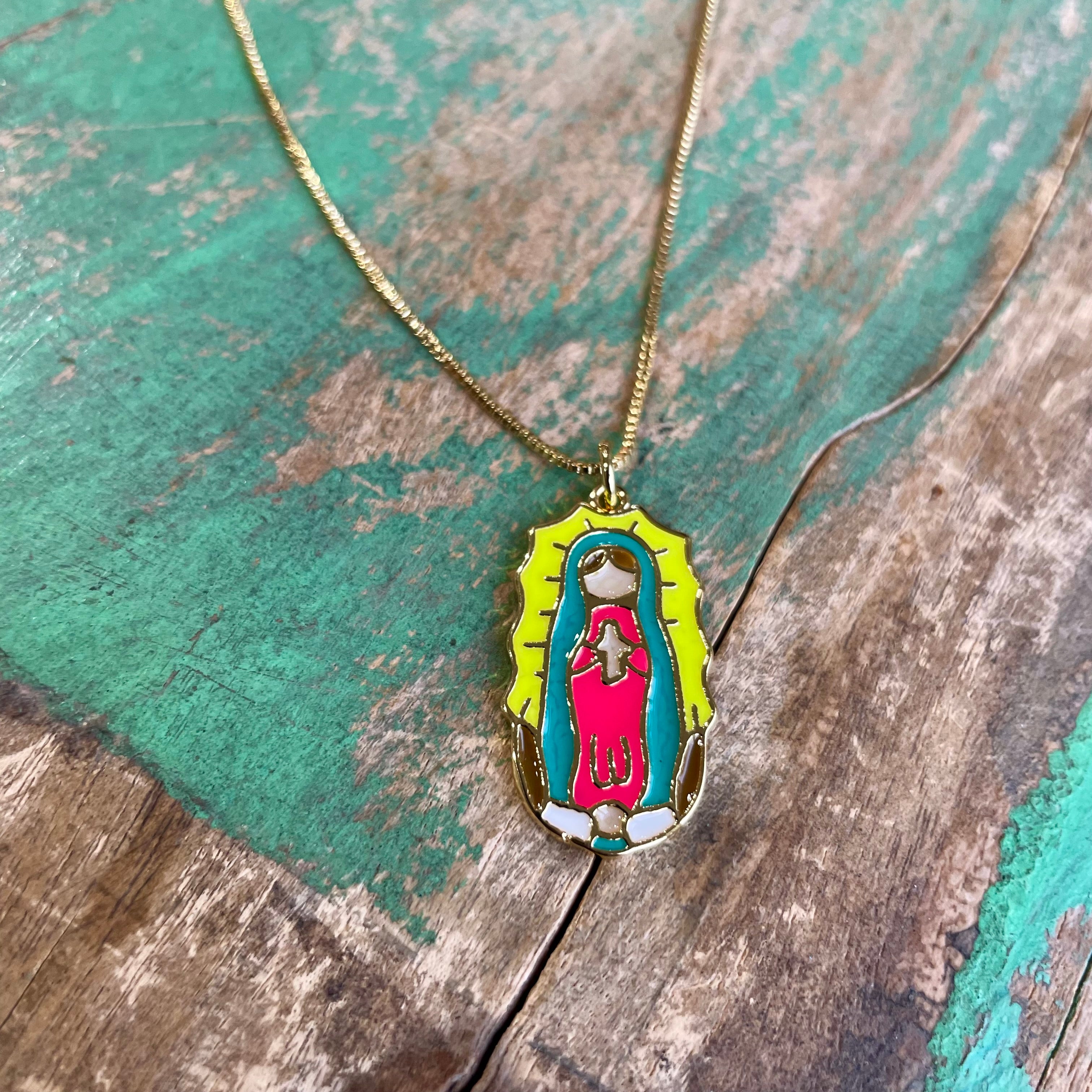 Enamel OLG Adjustable Necklace or Earrings