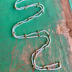 Long Natural Stone Layering Necklaces