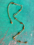 Short Natural Stone Layering Necklaces