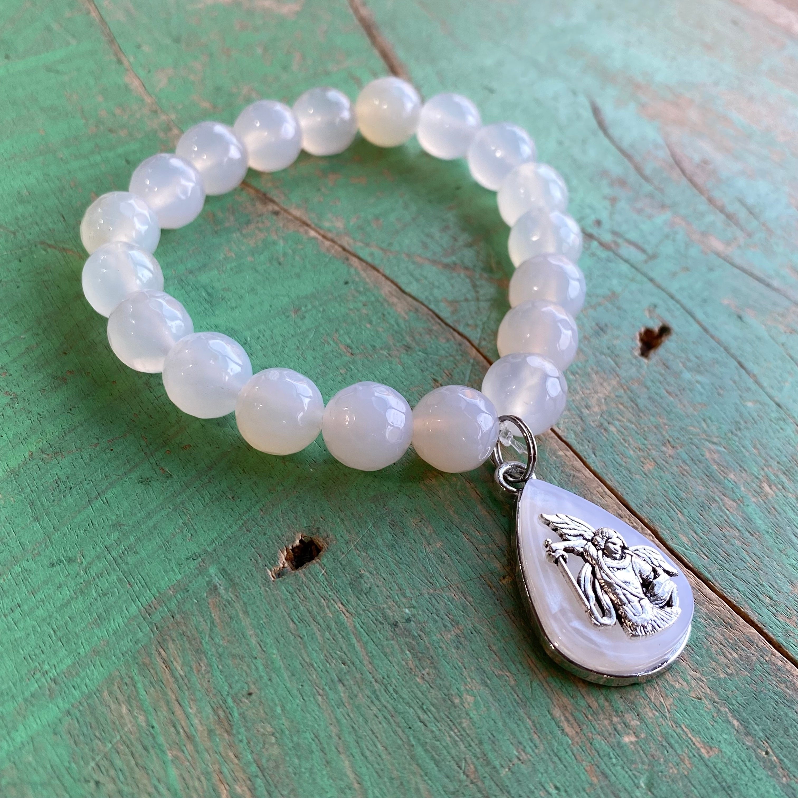 Elegant Saint Bracelets and Earrings