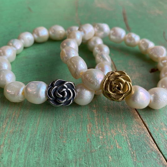 Rose Love Pearl Bracelet