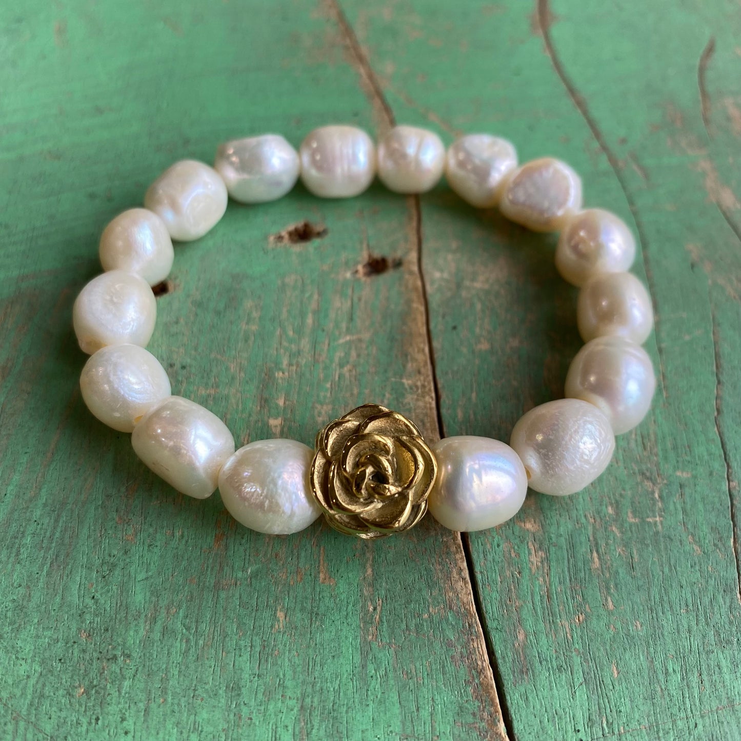 Rose Love Pearl Bracelet