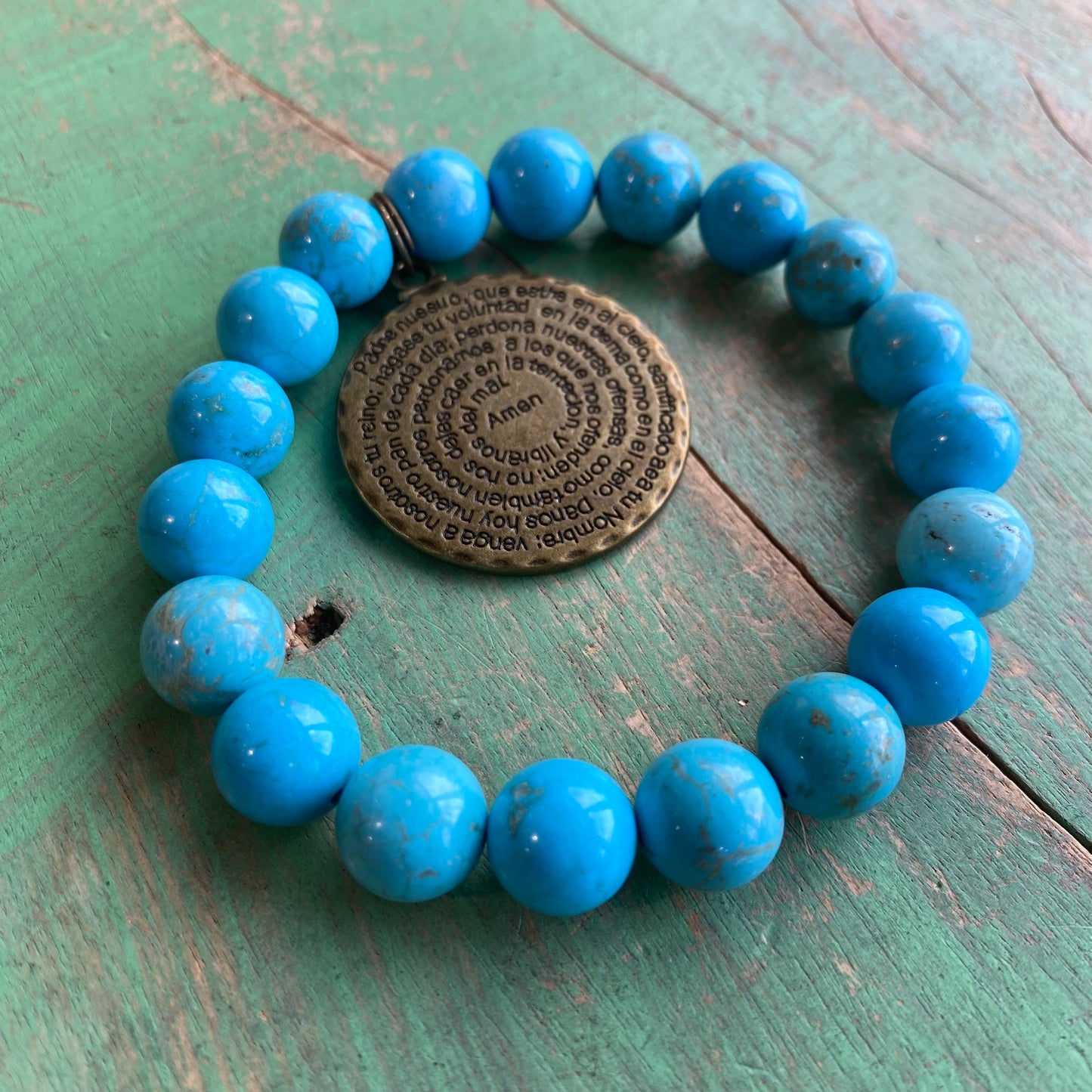 Padre Nuestro Turquoise Bracelet