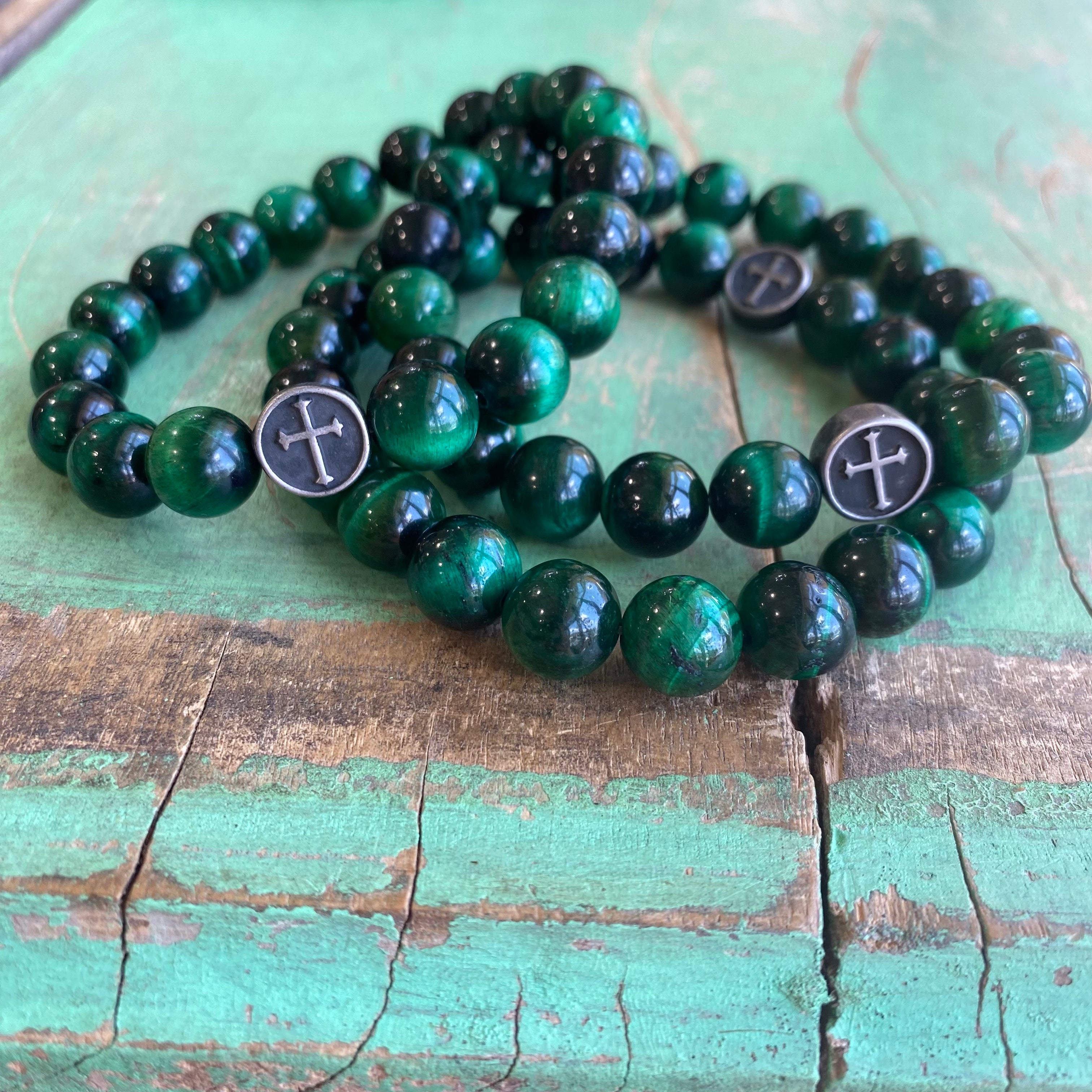 Green Tiger Eye Bracelet