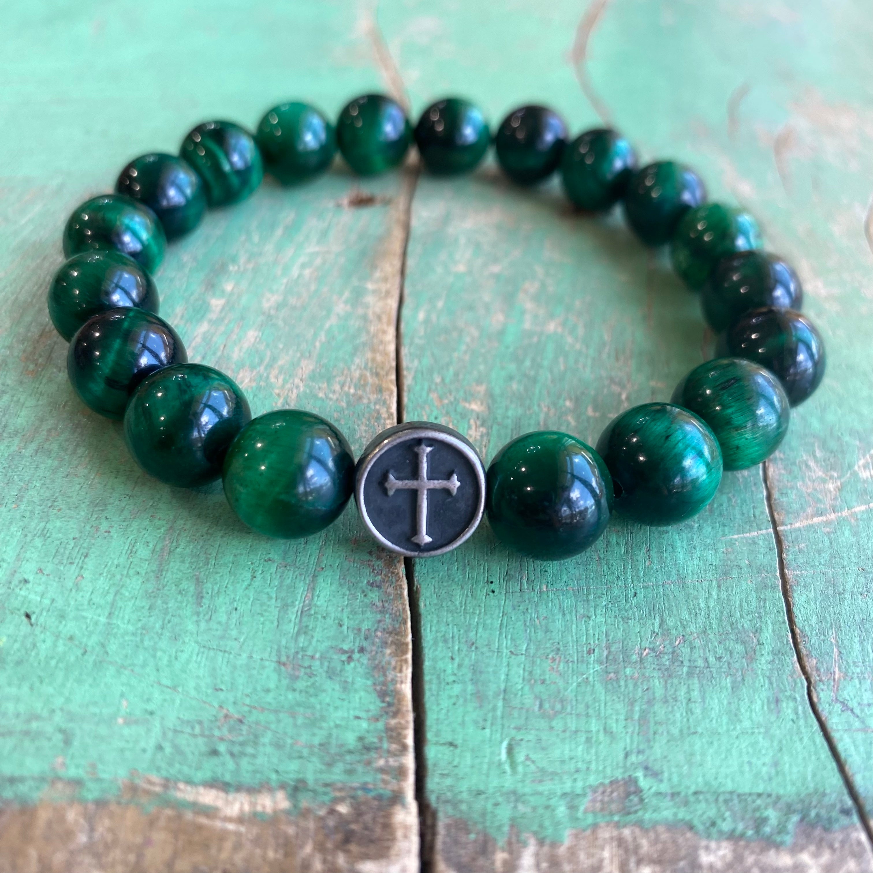 Green Tiger Eye Bracelet