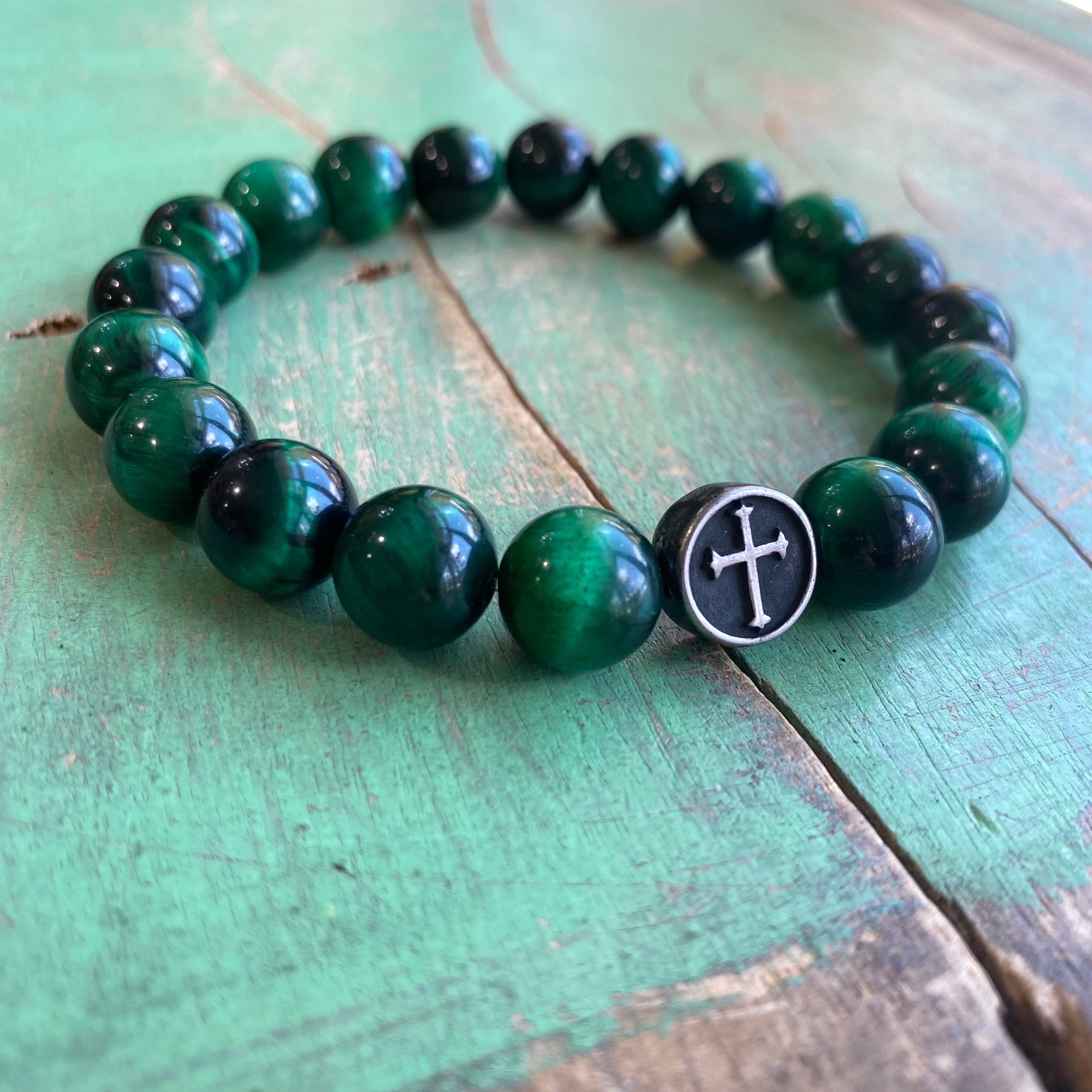 Green Tiger Eye Bracelet