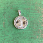 Sterling Silver Sparkle OLG Pendent