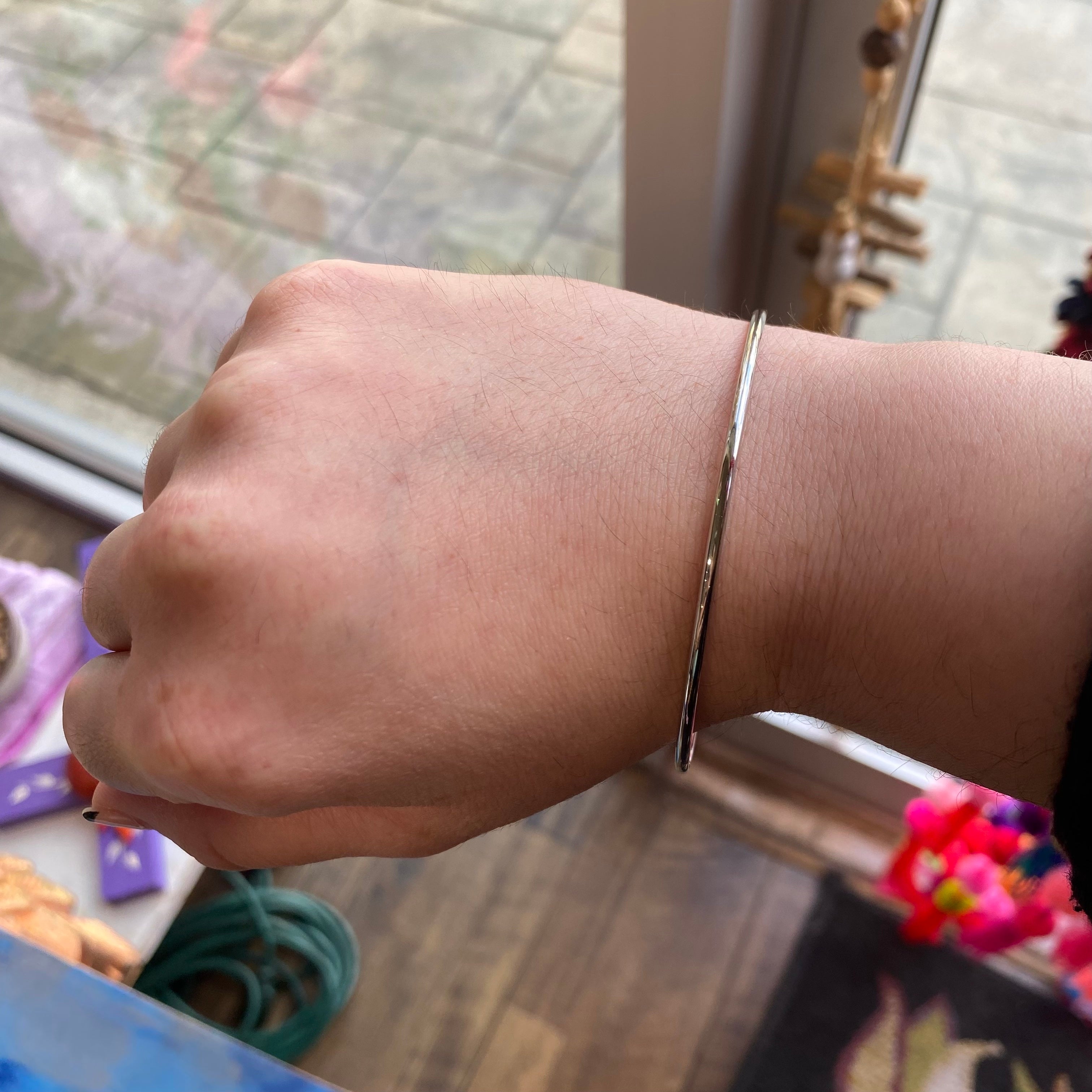 Simple Stainless Steel Bangle