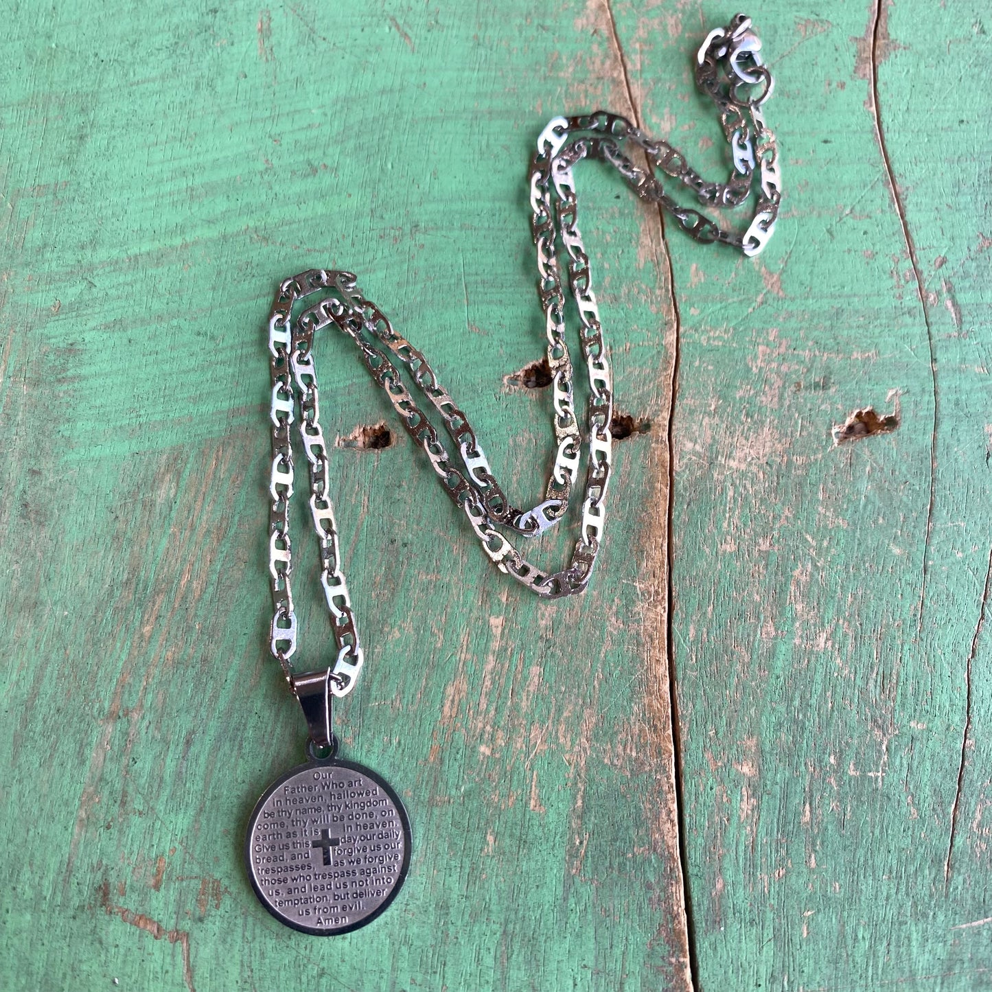 Our Father Prayer Necklace