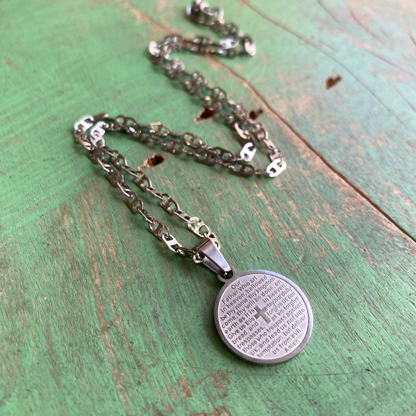 Our Father Prayer Necklace