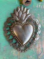 Fancy Cutout Sacred Heart Ornament
