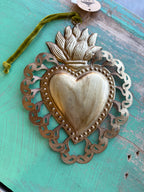 Fancy Cutout Sacred Heart Ornament
