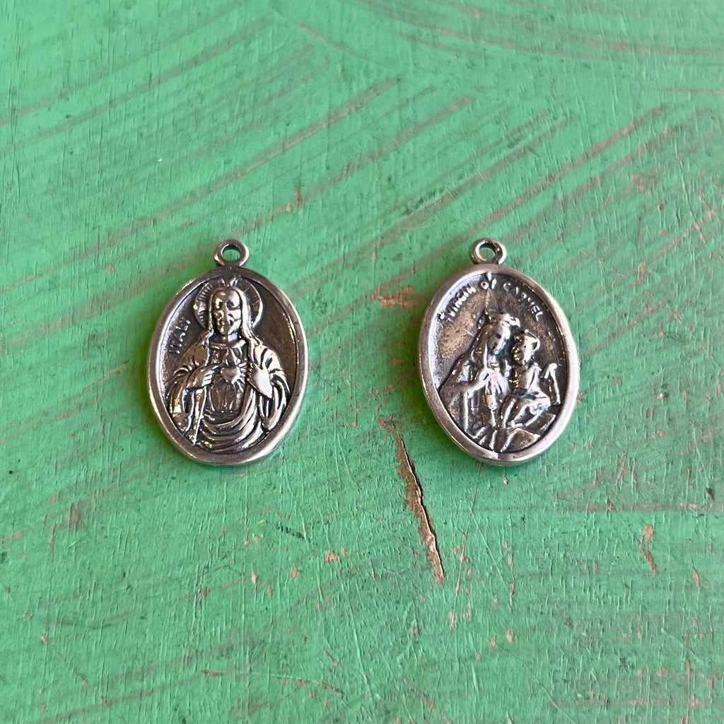 Scapular Sterling Silver Medal