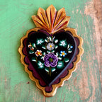 Hand Painted Corazon Uva