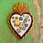 Hand Painted Corazon Uva