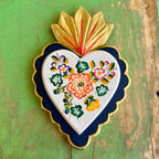 Hand Painted Corazon Uva