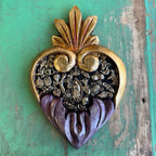 Corazon Huecorio Con Hoja