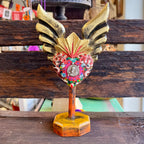 Standing Paloma Winged Milagros Sacred Heart