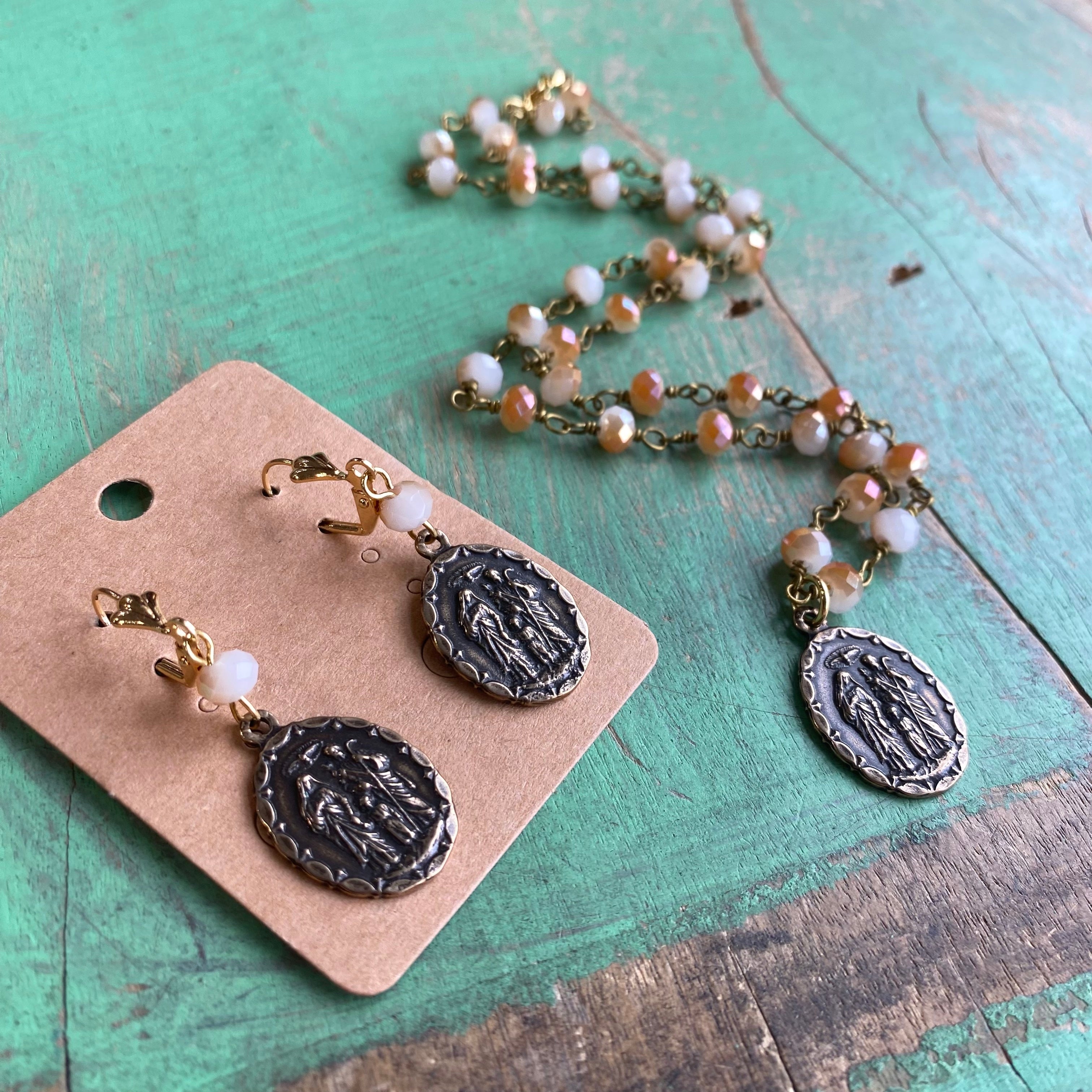 Nazareth Necklace and Earrings