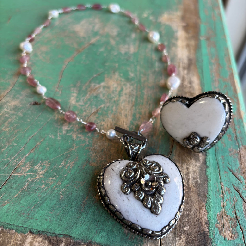 Victorian Valentine Necklace or Ring