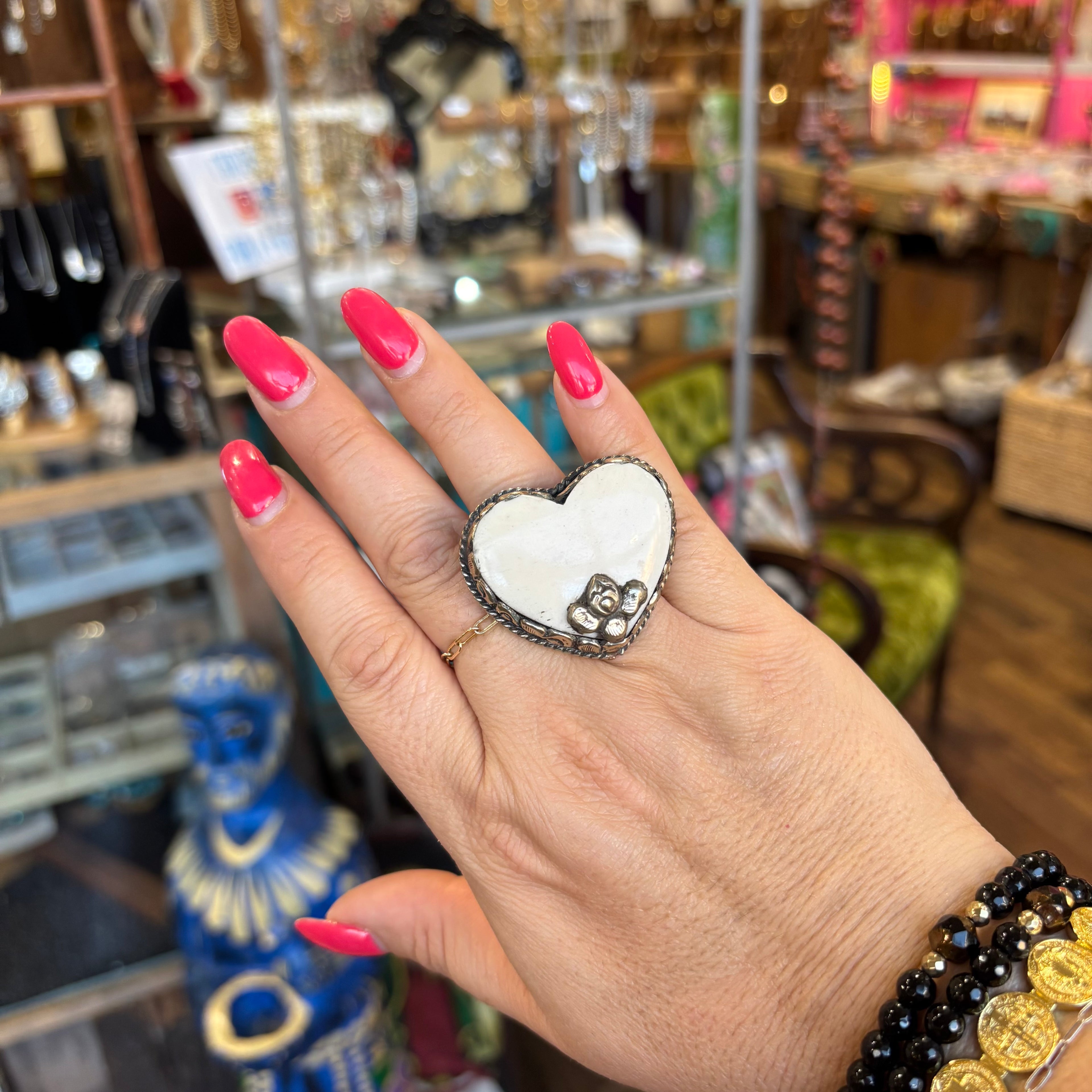 Victorian Valentine Necklace or Ring