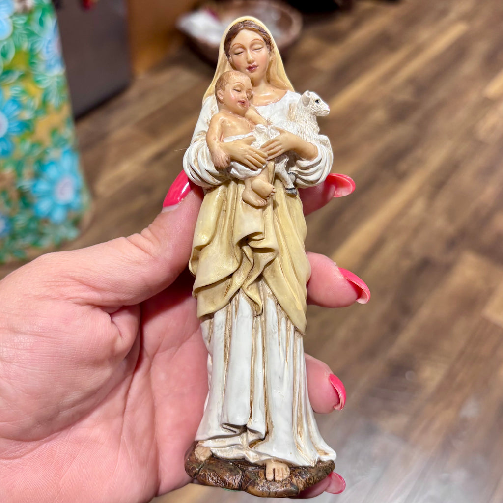 Madonna with Child and Lamb