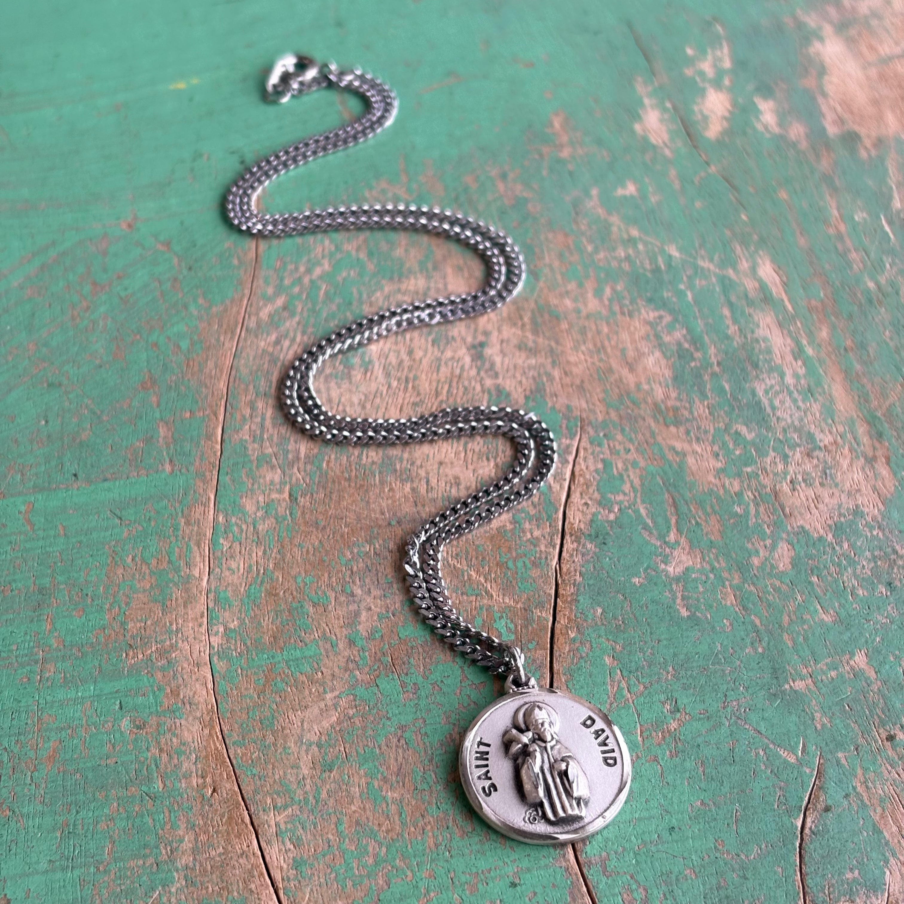 Sterling Silver St. David Medal