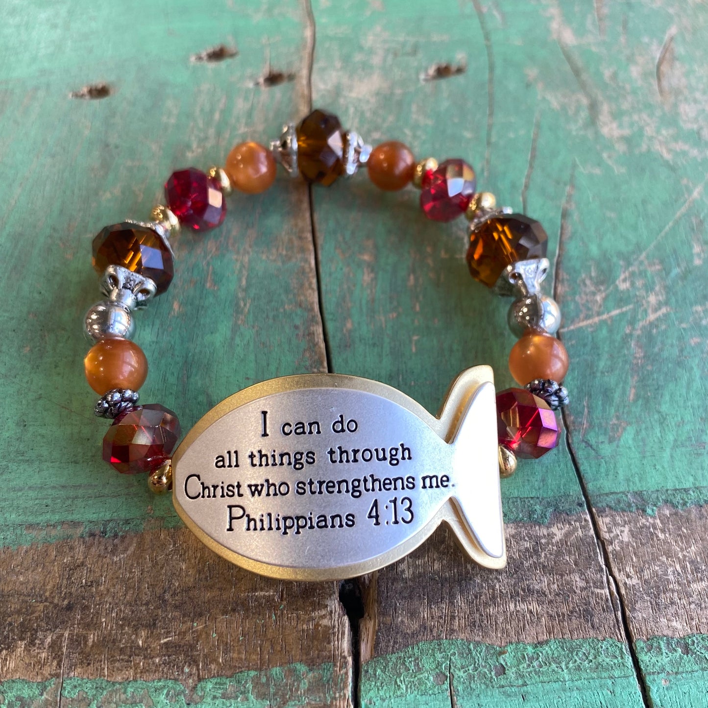 Scripture Fish Bracelets