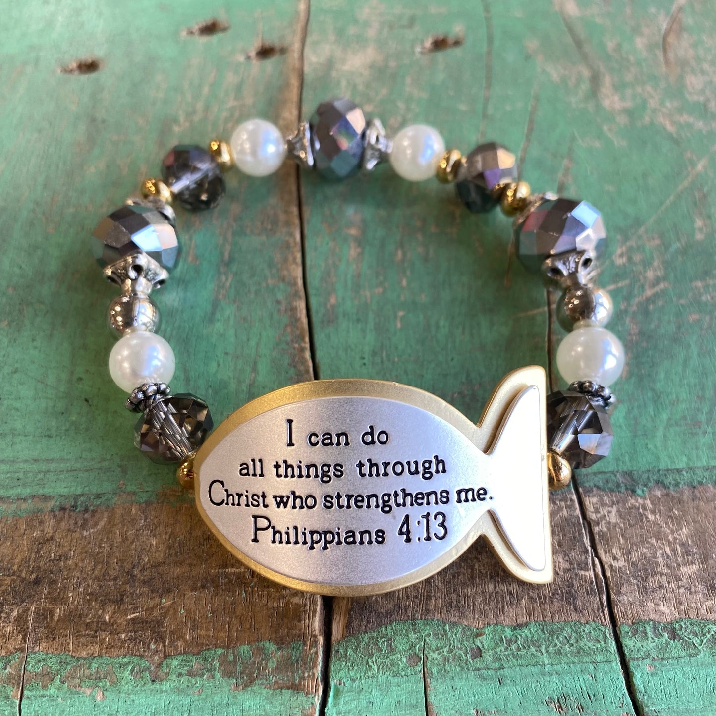 Scripture Fish Bracelets