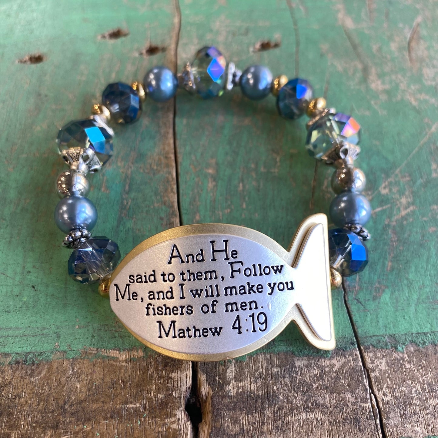 Scripture Fish Bracelets